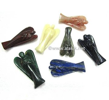 3 inch Mix Gemstone Angels
